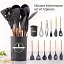 SET COCINA 12pzs-SILICONA MADERA